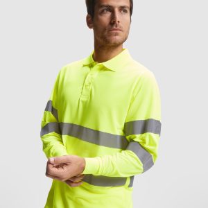 Polo de Alta Visibilidade com Manga Comprida - Image 7