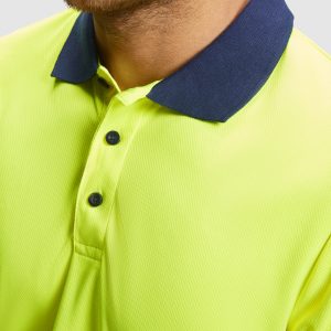 Polo de Alta Visibilidade com Manga Curta - Image 4